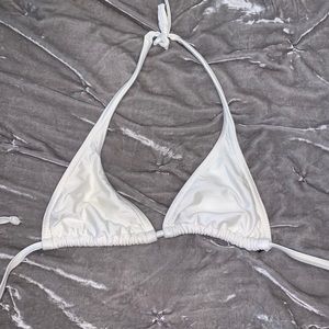 White VIX swim top size M